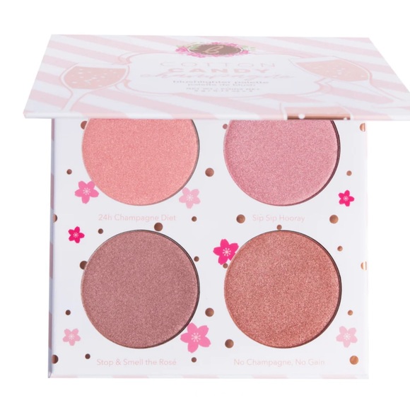 BEAUTY BAKERIE Cotton Candy Champagne Blush Palette 4 matte and metallic colors - Picture 3 of 4
